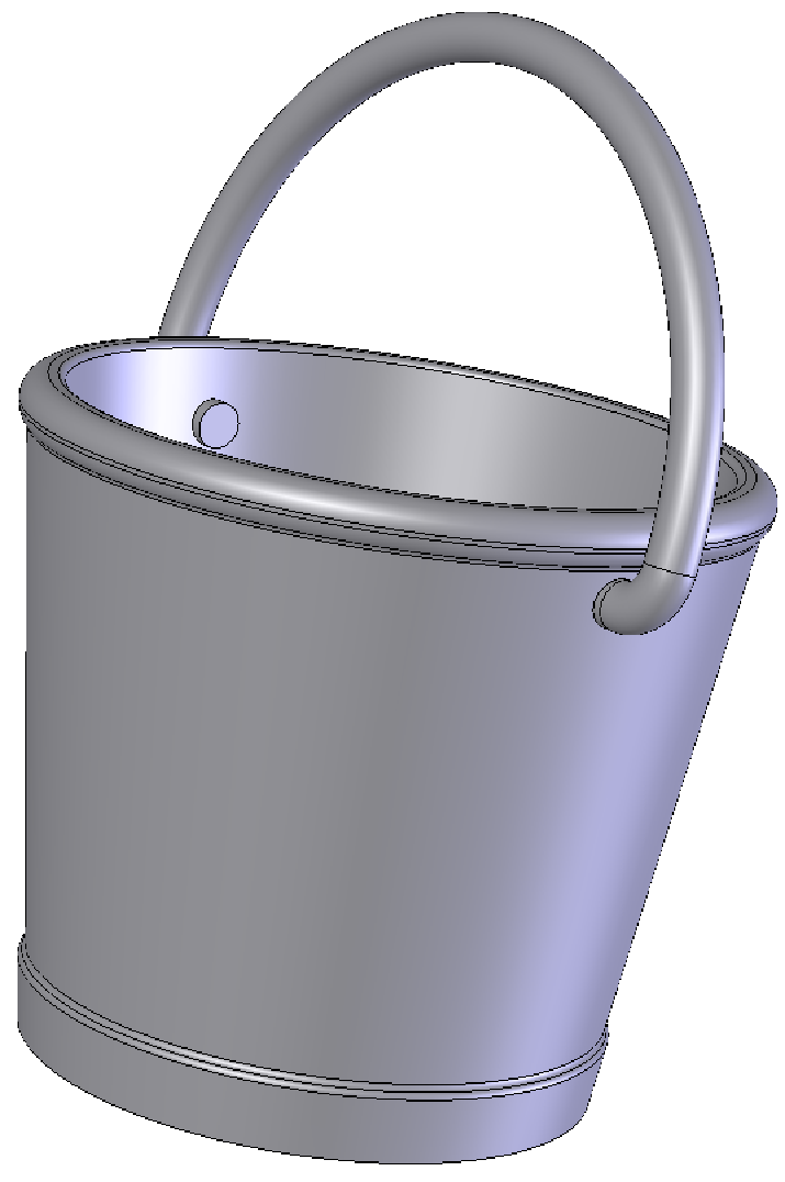 Aluminium bucket