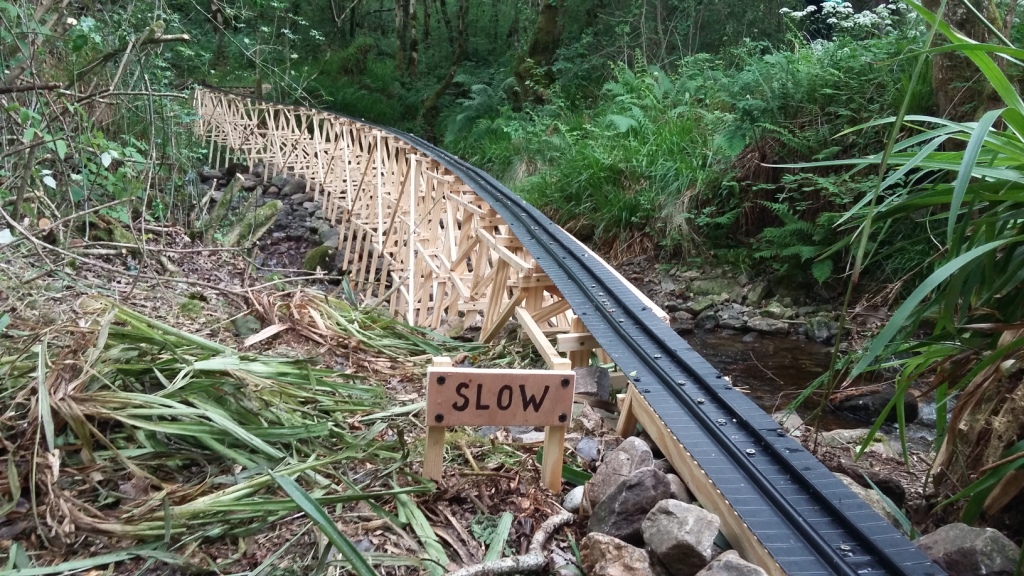 The amazing trestle bridge build