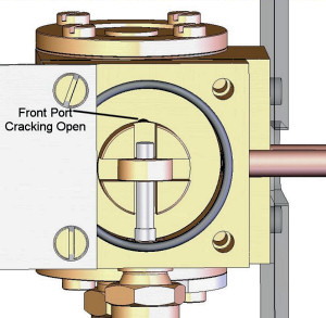 Valve position for Hackworth